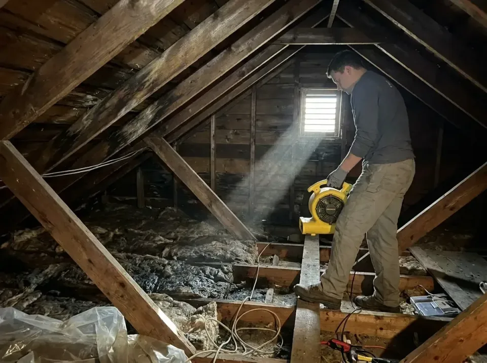 attic-water-damage-drying-proc-007 — frequently asked questions, Emergency Water Extraction & 24/7 Flood Response in Carlinv…